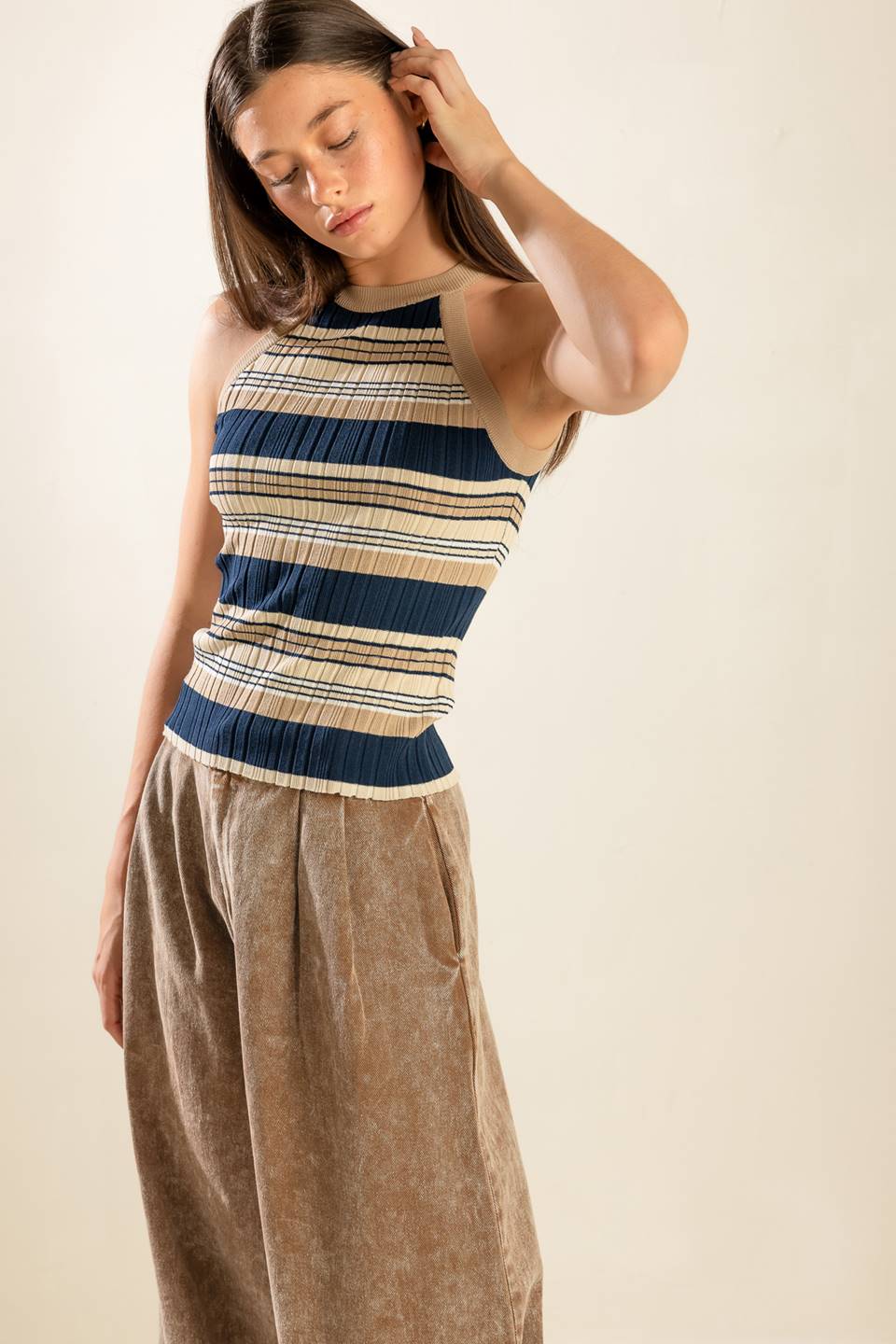 ANYTIME NOW SWEATER KNIT TOP Flying Tomato